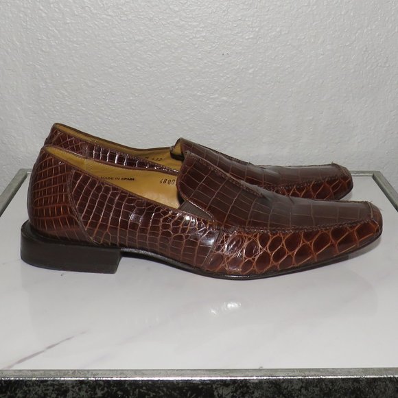 Mezlan Crocodile Loafers main image 6